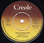 画像1: CRISPY & CO. - GET IT TOGETHER / DOWN IN ST. TROPEZ  (1)