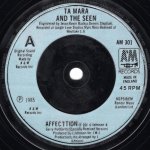 画像2: TA MARA & THE SEEN - AFFECTION (SPECIALLY REMIXED VERSION) / EVERYBODY DANCE  (2)