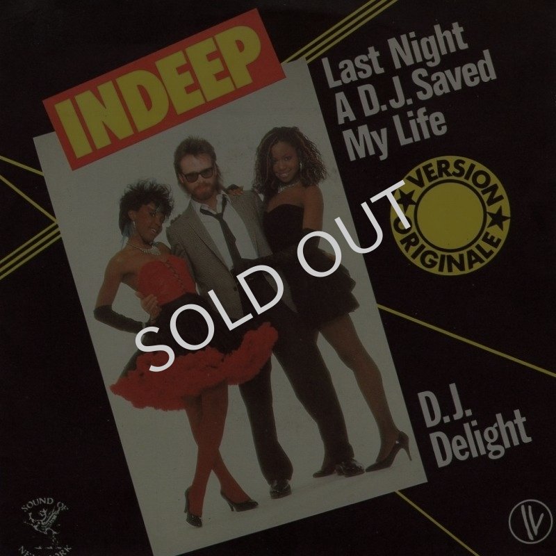 画像1: INDEEP - LAST NIGHT A D.J. SAVED MY LIFE / D.J. DELIGHT   (1)