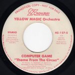 画像2: YELLOW MAGIC ORCHESTRA - COMPUTER GAME "THEME FROM THE CIRCUS" (MONO) / COMPUTER GAME "THEME FROM THE CIRCUS" (STEREO)  (2)