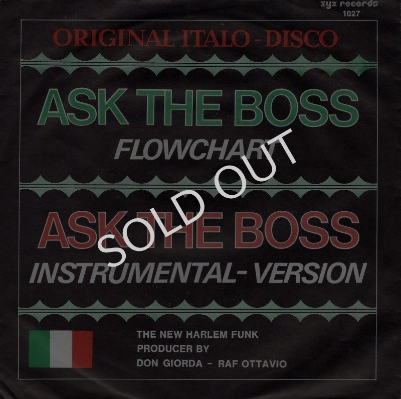 画像1: FLOWCHART - ASK THE BASS / ASK THE BOSS (INSTRUMENTAL VERSION)  (1)