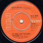 画像2: BETTY WRIGHT - WHERE IS THE LOVE / MY BABY AIN'T MY BABY ANYMORE  (2)