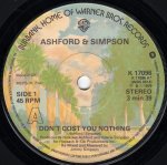 画像1: ASHFORD & SIMPSON - DON'T COST YOU NOTHING / LET LOVE USE ME  (1)