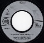 画像2: DENNIS EDWARDS FEATURING SIEDAH GARRETT - DON'T LOOK ANY FURTHER / I THOUGHT I COULD HANDLE IT  (2)