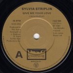 画像1: SYLVIA STRIPLIN - GIVE ME YOUR LOVE / YOU CAN'T TURN ME AWAY  (1)