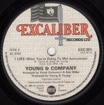 画像2: YOUNG & COMPANY - I LIKE (WHAT YOU'RE DOING TO ME) / I LIKE (WHAT YOU'RE DOING TO ME) (INSTRUMENTAL)  (2)