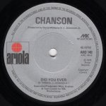 画像2: CHANSON - DON'T HOLD BACK / DID YOU EVER  (2)