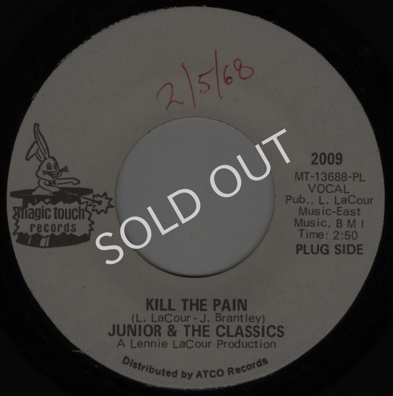 画像1: JUNIOR & THE CLASSICS ‎- KILL THE PAIN / PLEASE MAKE LOVE TO ME  (1)