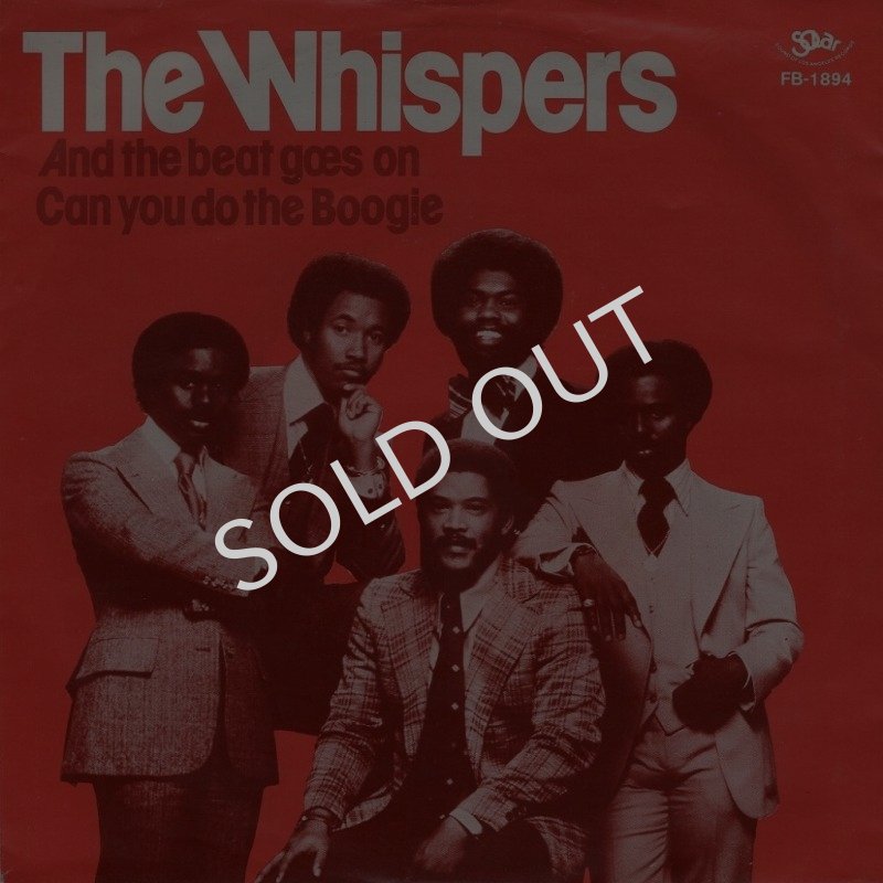 画像1: THE WHISPERS - AND THE BEAT GOES ON / CAN YOU DO THE BOOGIE  (1)