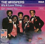 画像1: THE WHISPERS - IT'S A LOVE THING / GIRL I NEED YOU  (1)