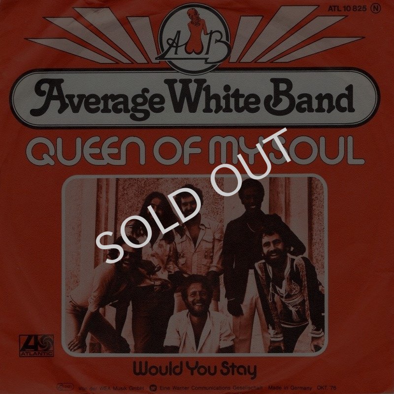 画像1: AVERAGE WHITE BAND - QUEEN OF MY SOUL / WOULD YOU STAY  (1)