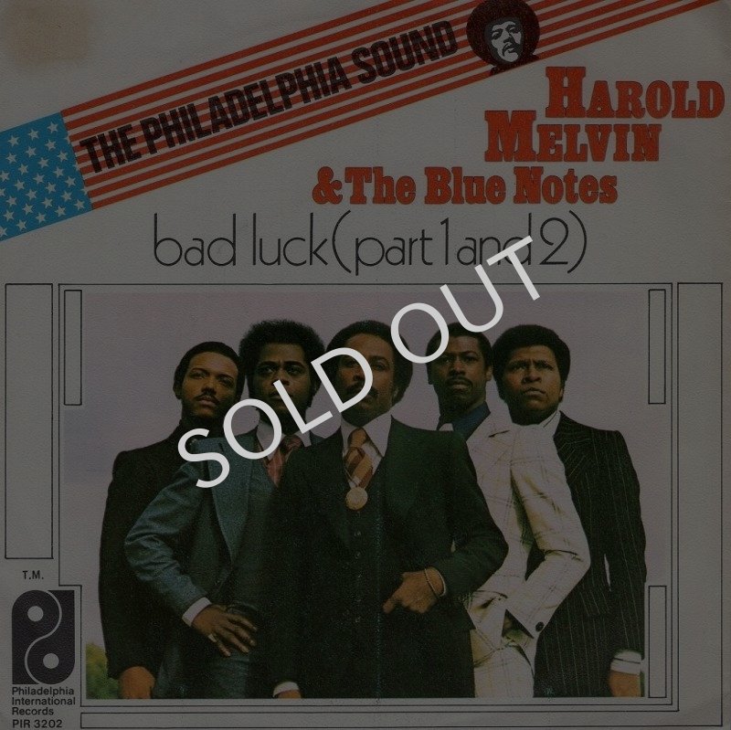 画像1: HAROLD MELVIN & THE BLUE NOTES - BAD LUCK (PART 1) / BAD LUCK (PART 2)  (1)