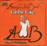 画像1: AVERAGE WHITE BAND - CUT THE CAKE / PERSON TO PERSON  (1)