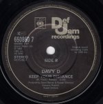 画像2: DAVY D - HAVE YOU SEEN DAVY / KEEP YOUR DISTANCE  (2)