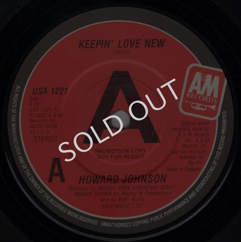 画像1: HOWARD JOHNSON ‎- KEEPIN' LOVE NEW / SO FINE  (1)