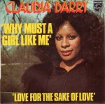 画像1: CLAUDJA BARRY - WHY MUST A GIRL LIKE ME / LOVE FOR THE SAKE OF LOVE  (1)