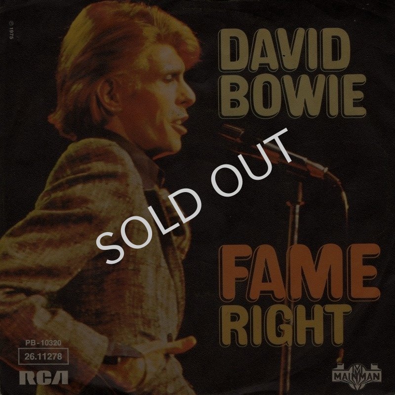 画像1: DAVID BOWIE - FAME / RIGHT  (1)