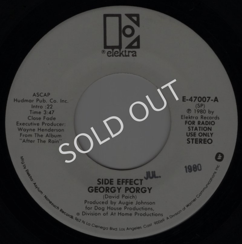 画像1: SIDE EFFECT - GEORGY PORGY (STEREO) / GEORGY PORGY (MONO)  (1)