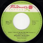 画像2: MICHAEL MCGLOIRY - WON’T YOU LET ME BE THE ONE (VERSION 1) / WON’T YOU LET ME BE THE ONE (VERSION 2)  (2)