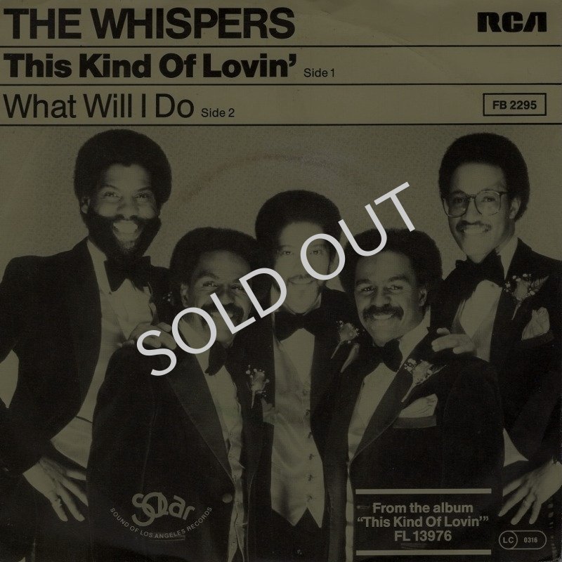 画像1: THE WHISPERS - THIS KIND OF LOVIN' / WHAT WILL I DO  (1)