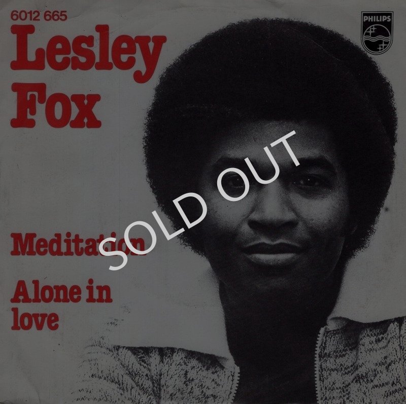 画像1: LESLEY FOX ‎- MEDITATION (MEDITACAO) / ALONE IN LOVE  (1)