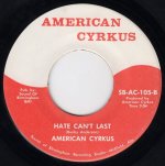 画像2: AMERICAN CYRKUS - YOU'RE NO GOOD / HATE CAN'T LAST  (2)