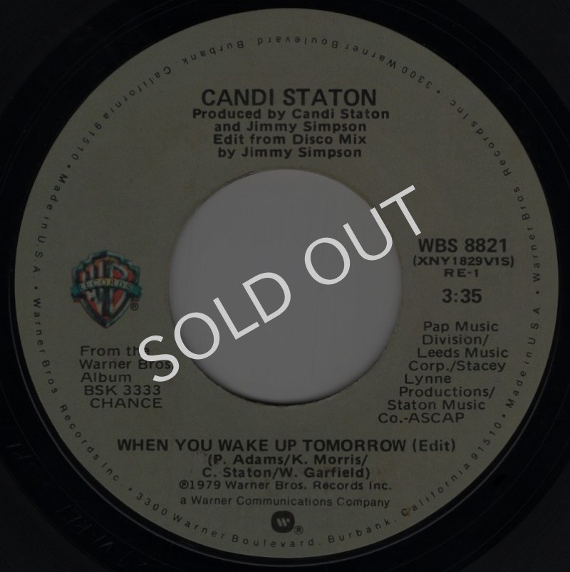 画像1: CANDI STATON - WHEN YOU WAKE UP TOMORROW (EDIT) / ROUGH TIMES  (1)