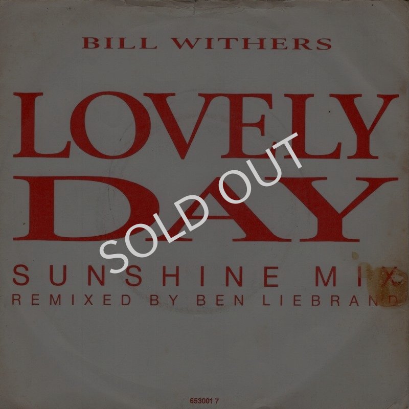 画像1: BILL WITHERS - LOVELY DAY (SUNSHINE MIX) / LOVELY DAY (ORIGINAL VERSION)  (1)