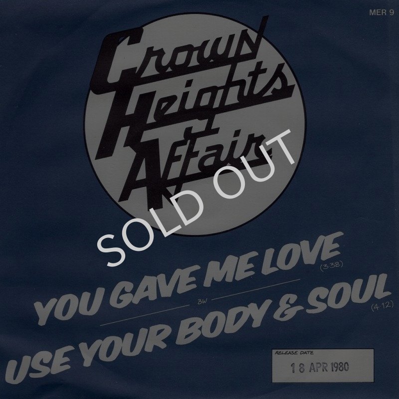 画像1: CROWN HEIGHTS AFFAIR - YOU GAVE ME LOVE / USE YOUR BODY AND SOUL  (1)