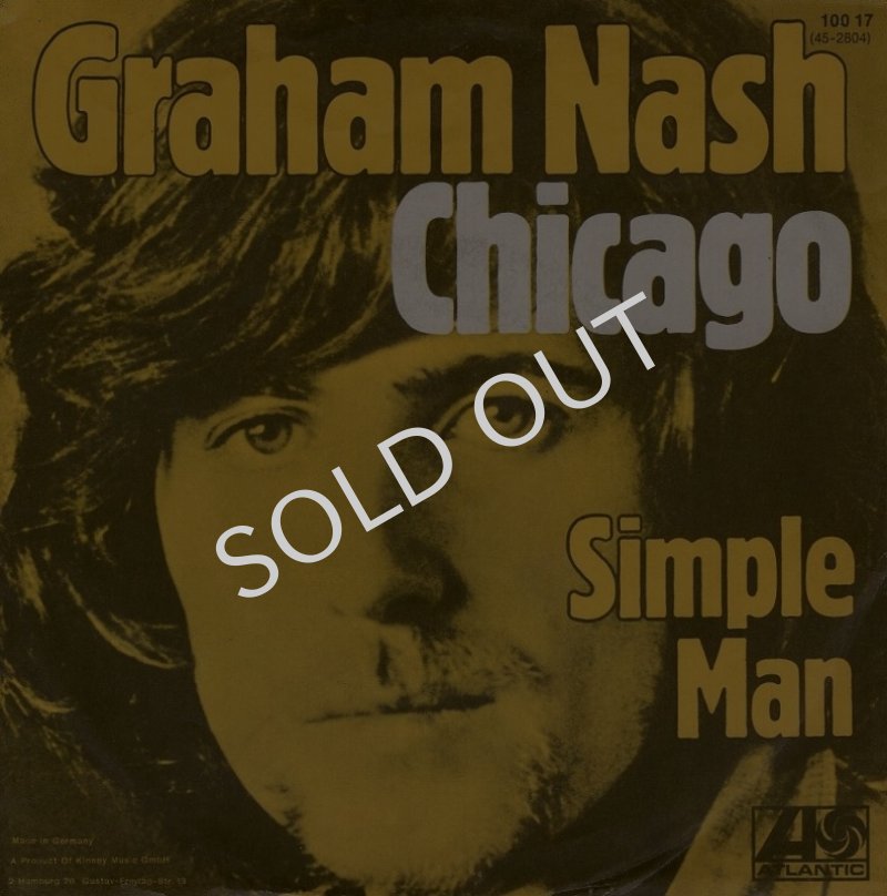 画像1: GRAHAM NASH - CHICAGO / SIMPLE MAN  (1)