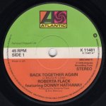 画像1: ROBERTA FLACK FEATURING DONNY HATHAWAY - BACK TOGETHER AGAIN / ONLY HEAVEN CAN WAIT  (1)