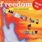 画像1: GRANDMASTER FLASH AND THE FURIOUS 5 - FREEDOM (VOCAL) / FREEDOM (INSTRUMENTAL)  (1)