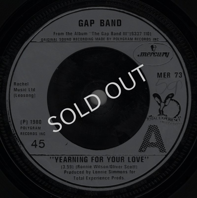 画像1: GAP BAND - YEARNING FOR YOUR LOVE / OOPS UPSIDE YOUR HEAD  (1)