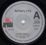 画像1: NITEFLYTE - IF YOU WANT IT / I WONDER (IF I'M FALLING IN LOVE AGAIN)  (1)