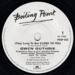 画像2: GWEN GUTHRIE - (THEY LONG TO BE) CLOSE TO YOU / YOU TOUCHED MY LIFE  (2)