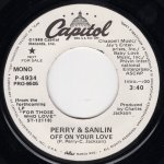 画像1: PERRY & SANLIN - OFF ON YOUR LOVE (MONO) / OFF ON YOUR LOVE (STEREO)  (1)