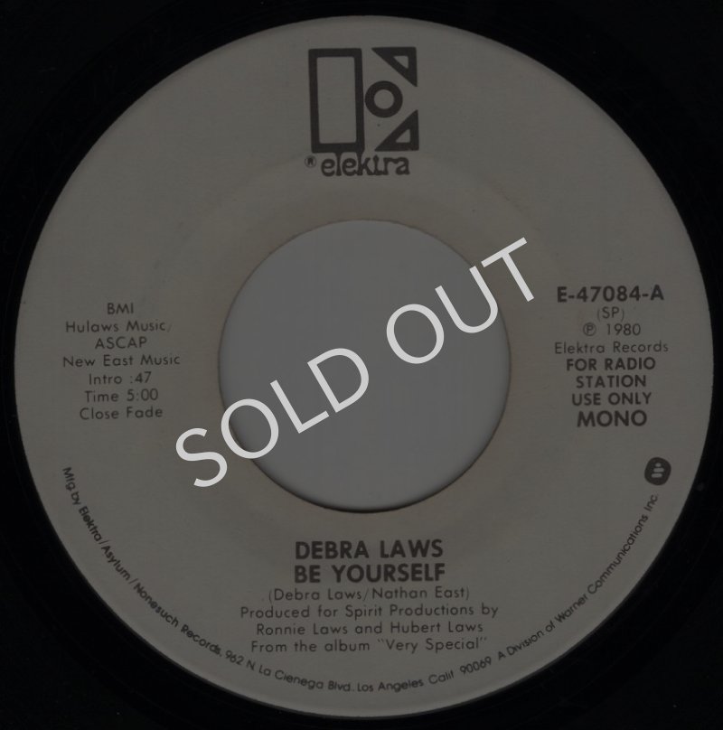 画像1: DEBRA LAWS - BE YOURSELF (MONO) / BE YOURSELF (STEREO)  (1)