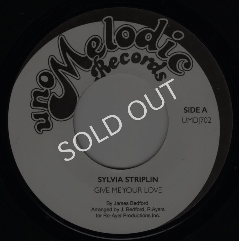 画像1: (REISSUE) SYLVIA STRIPLIN - GIVE ME YOUR LOVE / YOU CAN'T TURN ME AWAY  (1)