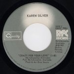 画像2: KAREN SILVER - NOBODY ELSE / CRAZY FOR YOUR LOVE  (2)