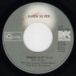 画像1: KAREN SILVER - NOBODY ELSE / CRAZY FOR YOUR LOVE  (1)