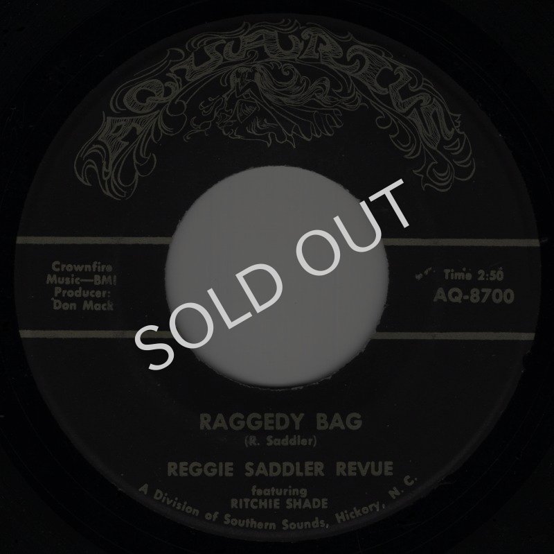 画像1: REGGIE SADDLER REVUE - RAGGEDY BAG / JUST WAIT AND SEE  (1)