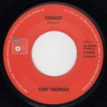 画像2: TONY SHERMAN - TONIGHT / SLIPPIN' INTO DARKNESS  (2)