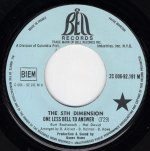 画像2: THE 5TH DIMENSION - ONE LESS BELL TO ANSWER / DIMENSION FIVE  (2)