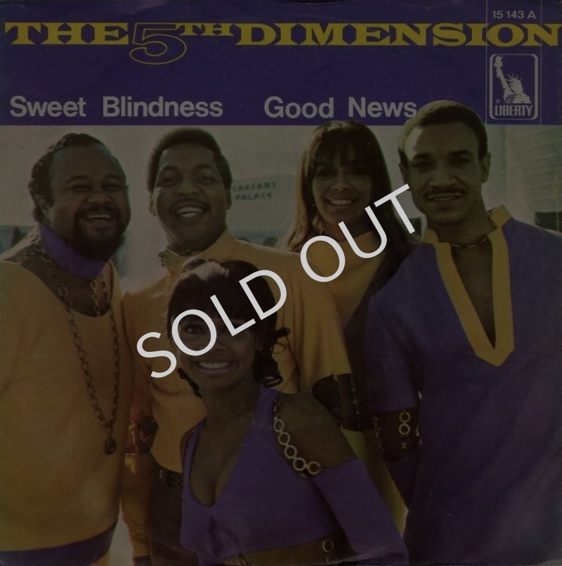 画像1: THE 5TH DIMENSION - SWEET BLINDNESS / GOOD NEWS  (1)