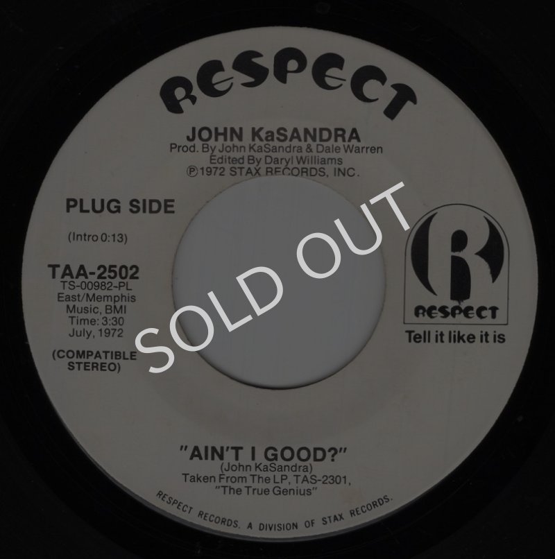 画像1: JOHN KASANDRA - AIN'T I GOOD? / DOWN HOME UPS/GOOD WHISKEY AND BAD WOMAN  (1)