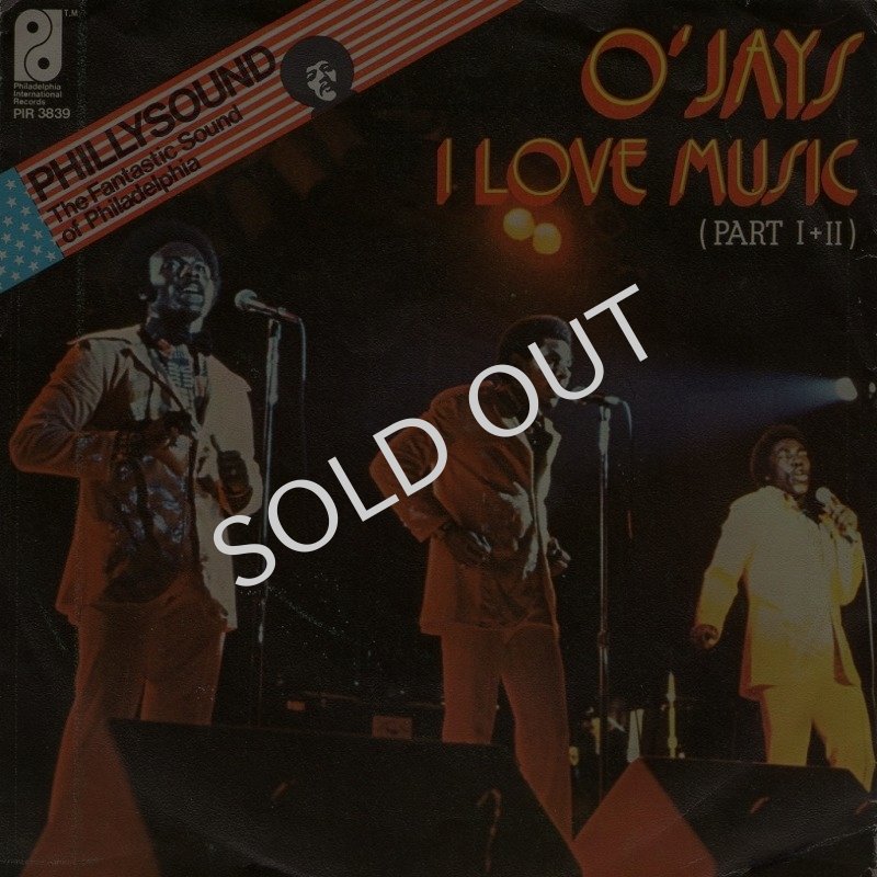 画像1: THE O'JAYS - I LOVE MUSIC (PART I) / I LOVE MUSIC (PART II)  (1)