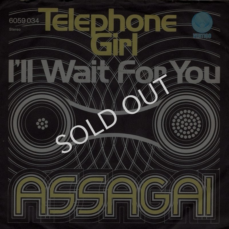 画像1: ASSAGAI - TELEPHONE GIRL / I'LL WAIT FOR YOU  (1)