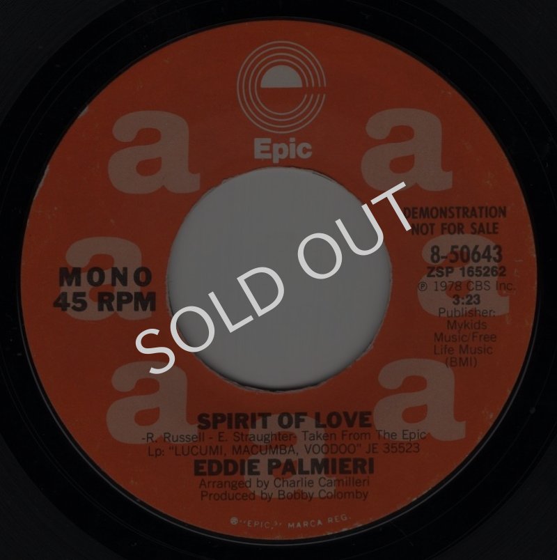 画像1: EDDIE PALMIERI - SPIRIT OF LOVE (MONO) / SPIRIT OF LOVE (STEREO)  (1)