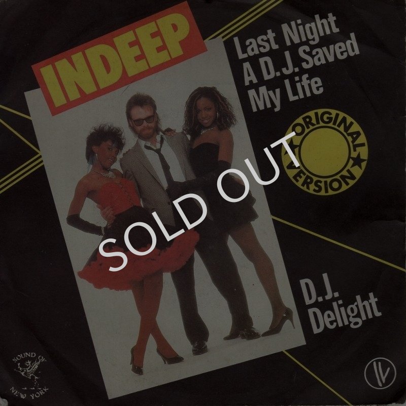 画像1: INDEEP - LAST NIGHT A D.J. SAVED MY LIFE / D.J. DELIGHT   (1)