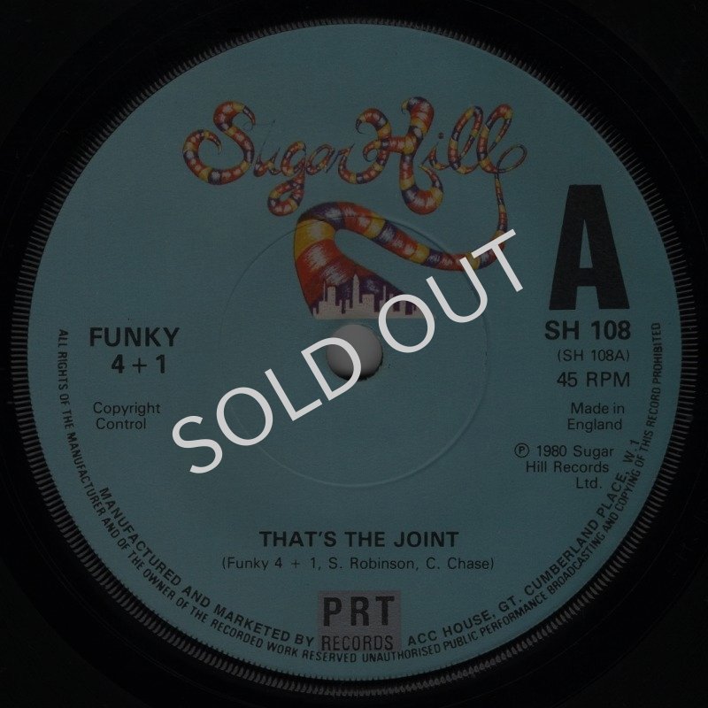 画像1: FUNKY 4 + 1 - THAT'S THE JOINTS / THAT'S THE JOINTS (INSTRUMENTAL)  (1)